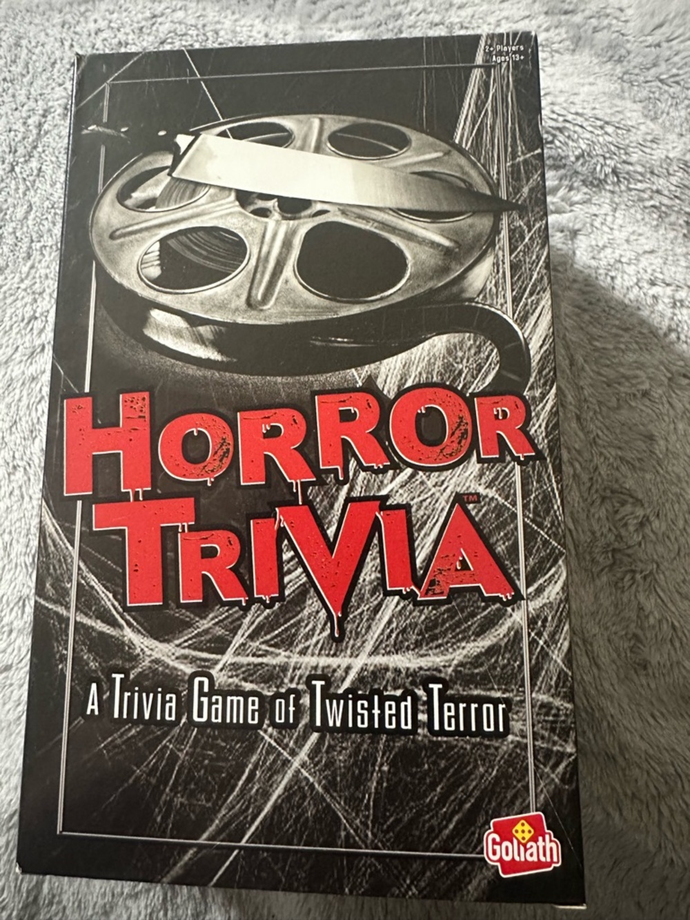 Horror Trivia Game - Black & Red Box